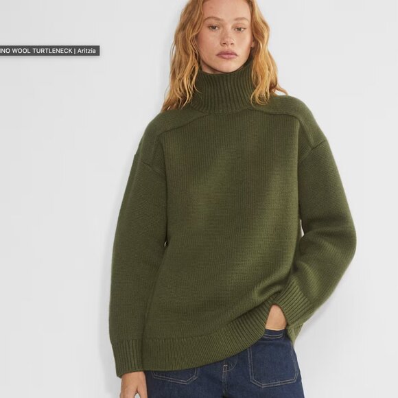 Aritzia Sweaters - Aritzia Wilfred Evita Merino Wool Turtleneck Medium